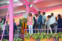 TRS Party Pragathi Nivedana Sabha Photos